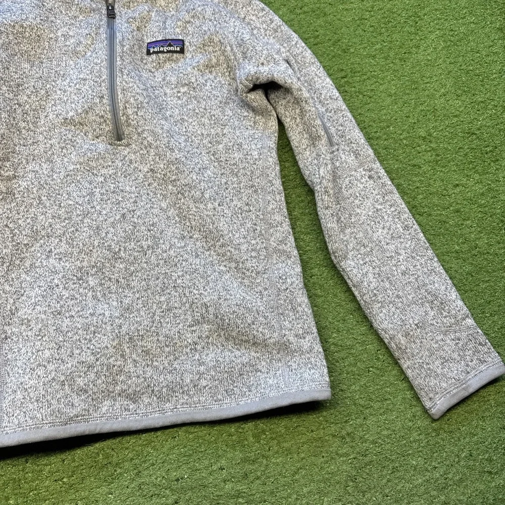 Patagonia Women's Better Sweater 1/4-Zip Fleece/Gray,‎ Size XXS